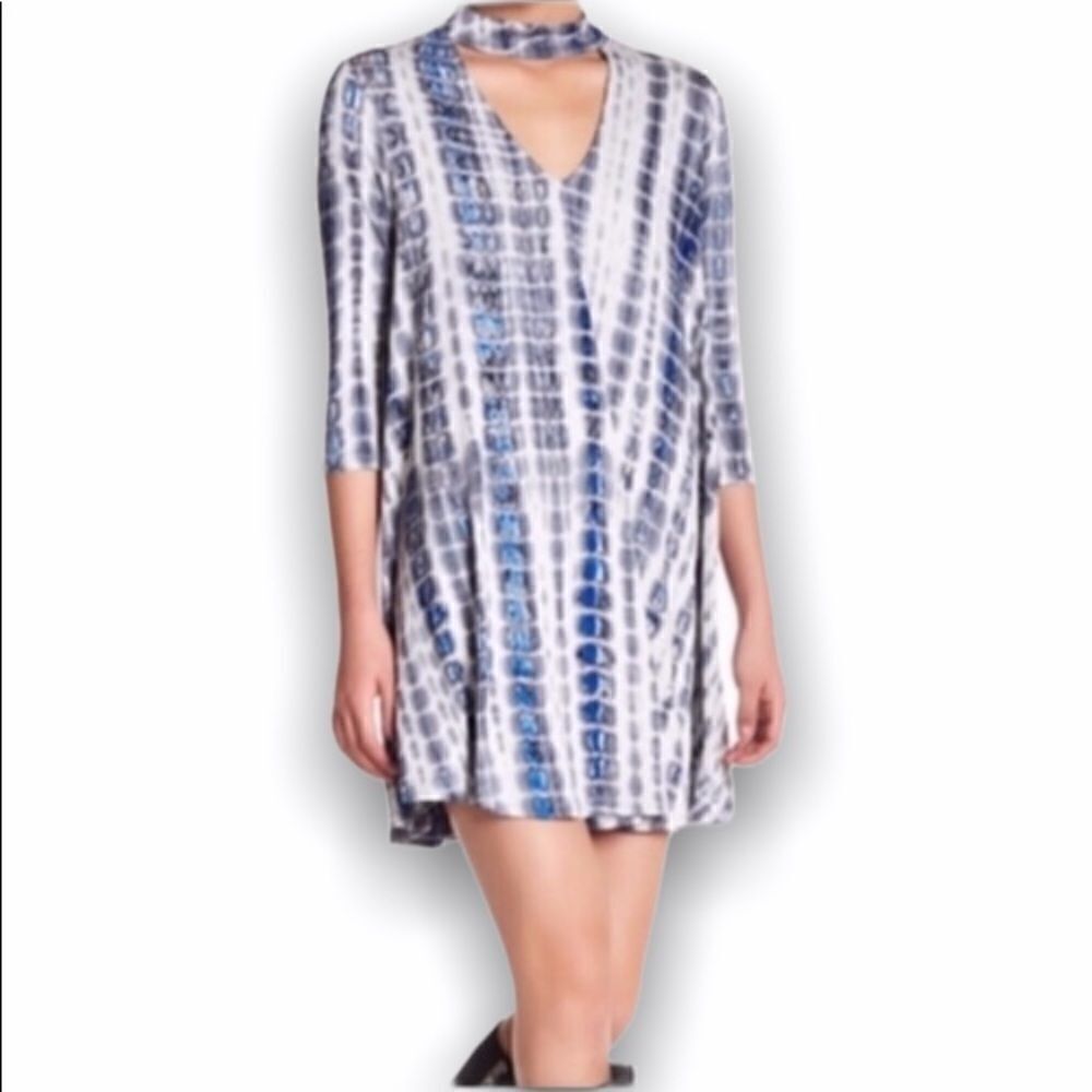 Want & Need SZ S Choker tunic dress